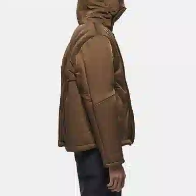 A-COLD-WALL* Nylon Hooded Jacket Brown