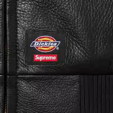 Supreme x Dickies Hooded Leather Work Jacket