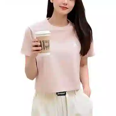 MLB BASIC SMALL LOGO Slim Crop T