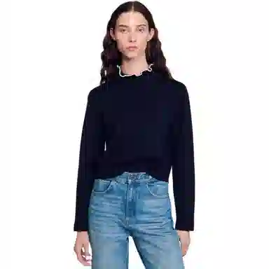 Sandro Sweater Navy