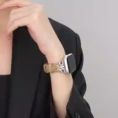 卫欣 表带 苹果适用 牛皮材质 时尚腕带男女通用