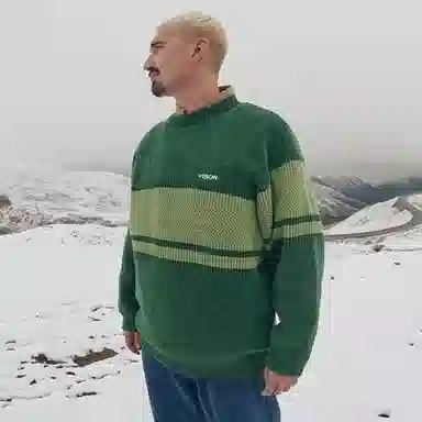 Vision Street Wear Striped Knit Sweater