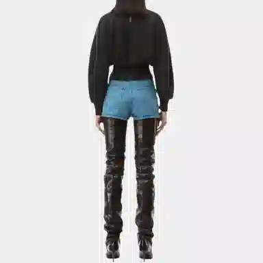 Alexander Wang FW22 Crystal Collar Sweater