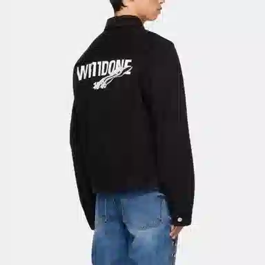 WE11DONE Denim Jacket Black