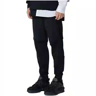 李宁 韦德系列 休闲宽松运动束脚卫裤 男款 黑色