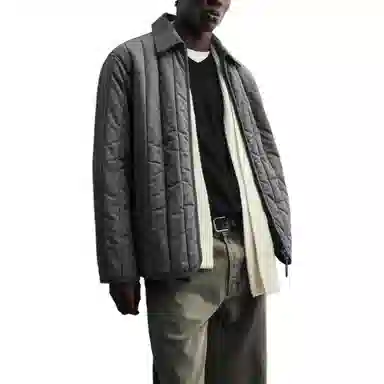 ZARA Slim Fit Patchwork Cotton Jacket