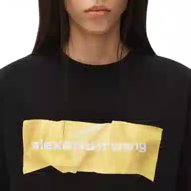 Alexander Wang SS21 Black T-Shirt