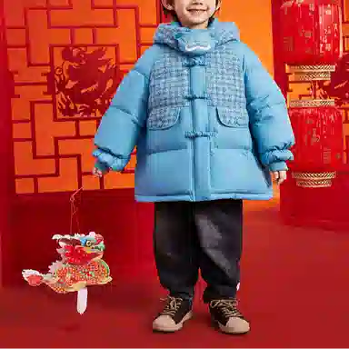 鸭鸭 亲子系列 柔软舒适保暖羽绒服 青少年