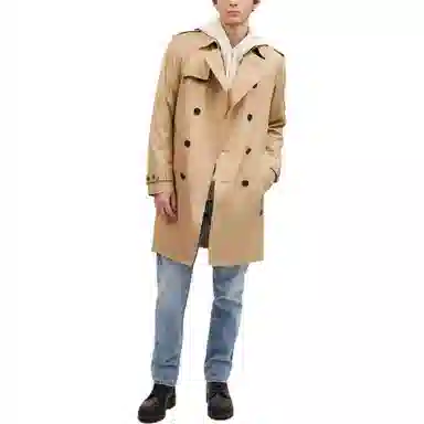 COACH Double-Breasted Trench Coat