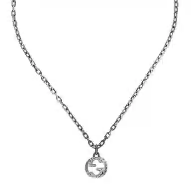 Gucci Interlocking G Silver Necklace