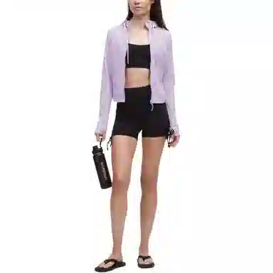 lululemon Define Cropped Hooded Jacket Mesh