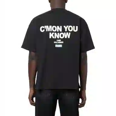 REPRESENT Liam Gallagher SS23 Black T-Shirt