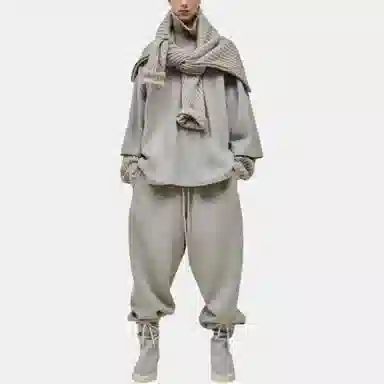 Fear of God Essentials SS24 Football Tee Dark Heather Oatmeal