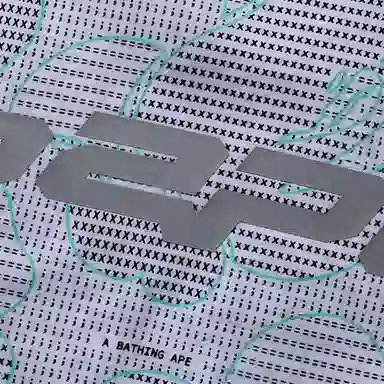 BAPE Text Code Camo Crewneck