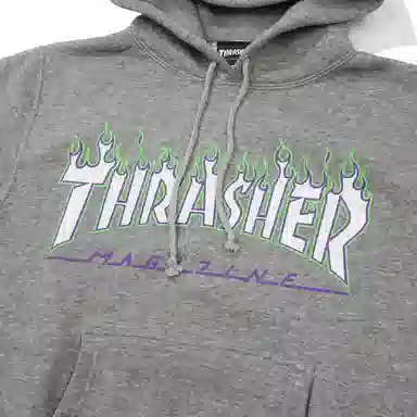 Thrasher Joker Flame Hood