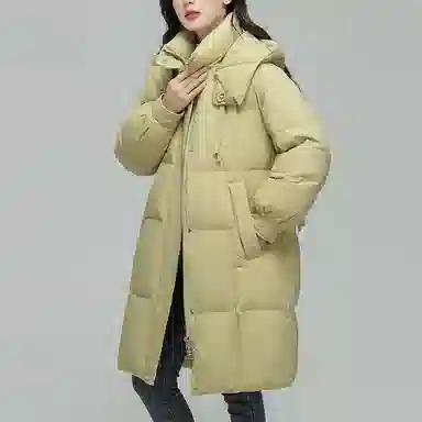 雅鹿 保暖时尚纯色羽绒服 女款