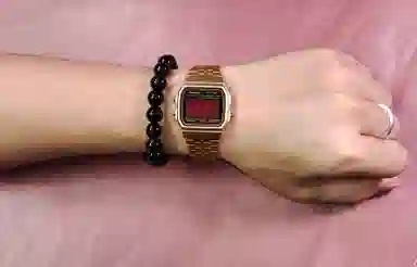 CASIO F-91WM-9A Gold Resin
