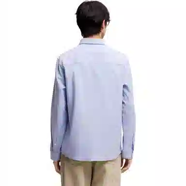 森马 经典纯色简约百搭通勤风长袖衬衫 男款