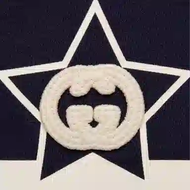 GUCCI Kids FW22 Striped Logo T-Shirt Blue