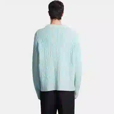 Acne Studios FW22 Pullover Sweater Turquoise Blue