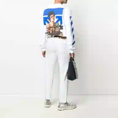 OFF-WHITE Arrows Striped Sweatshirt