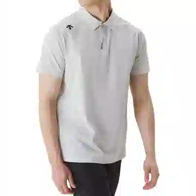 DESCENTE Logo Print Polo Shirt
