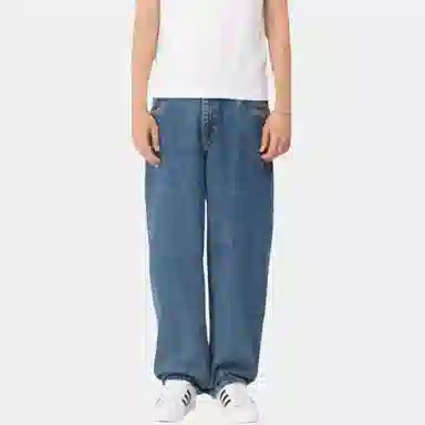 Dime MTL FW25 Loose Fit Washed Denim Pants