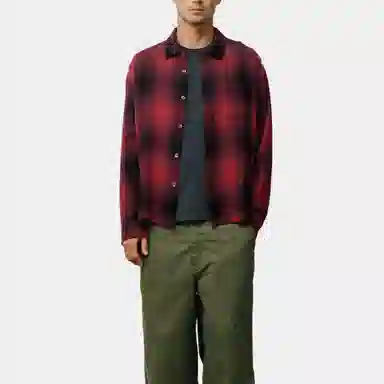 Stussy SS25 LOOSE WEAVE PLAID SHIRT