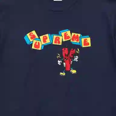 Supreme SS19 Dynamite Tee Navy