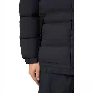 Stone Island Hooded Down Jacket Black