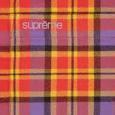 Supreme FW25 Plaid Flannel Shirt