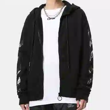 OFF-WHITE Hoodie Black