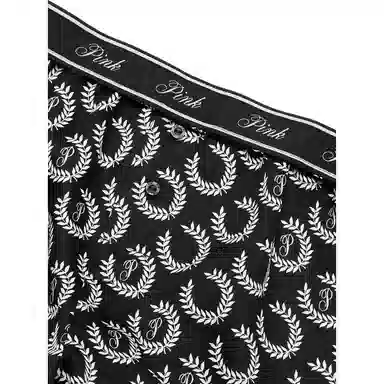 Victoria's Secret Logo Lounge Pants Black