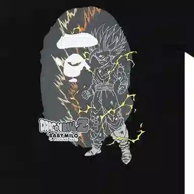 A BATHING APE x DRAGON BALL Z Super Saiyan Gohan Kids Tee