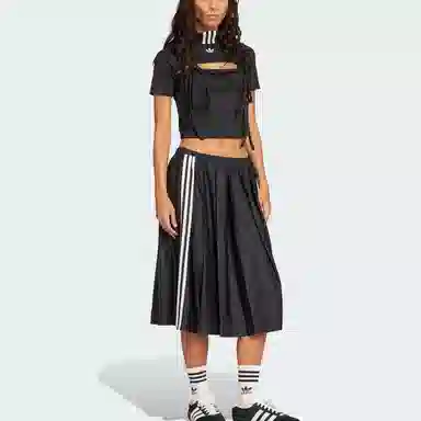 adidas originals Top RIBBON CUT OUT CROP T