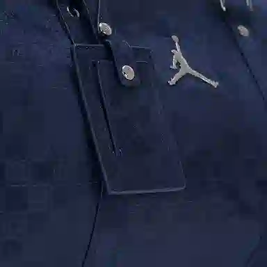 Jordan Metal Logo Travel Bag Blue