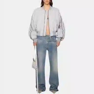 Acne Studios Belted Jeans - Relaxed Fit SS24