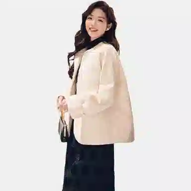 美洋 雾凇鹅绒中式羽绒服 女款