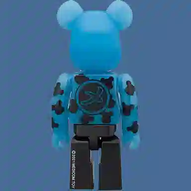 BE@RBRICK 100% Glow Keychain