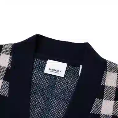 Burberry V-Neck Wool Sweater