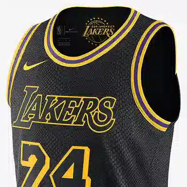 Nike NBA Lakers City Edition Kobe Bryant Authentic Jersey Black