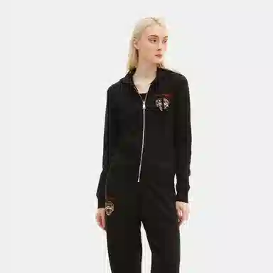 Ed Hardy Classic Tiger Hoodie Black