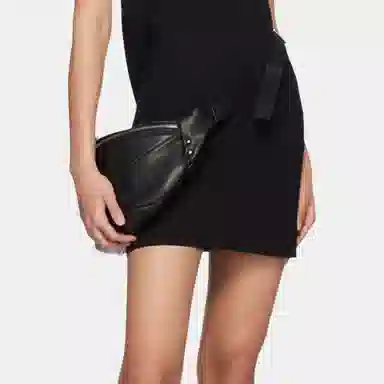 Rick Owens V-Neck Sleeveless Dress Black