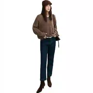 美洋 天丝羊绒羊毛毛衣 女款