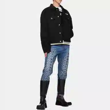 WE11DONE Denim Jacket Black