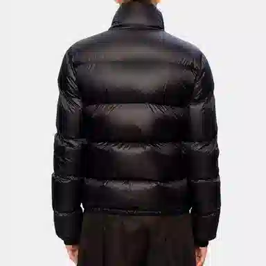 Moncler FW21 Logo Down Jacket Black