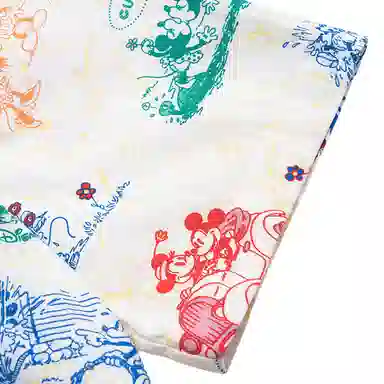 Gucci x Disney Cartoon Print Shirt White