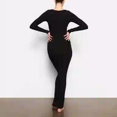 SKIMS SOFT LOUNGE LONG SLEEVE DRESS