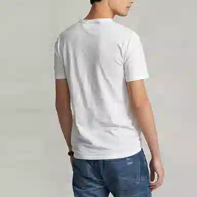 Polo Ralph Lauren SS23 Letter Print Tee White