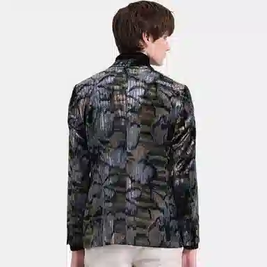 RARE FW24 Floral Print Striped Blazer